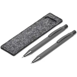 Omaha Ball Pen & Pencil Set Grey